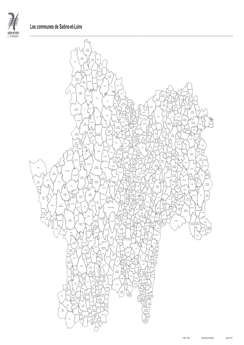 Les Communes De Saône-Et-Loire