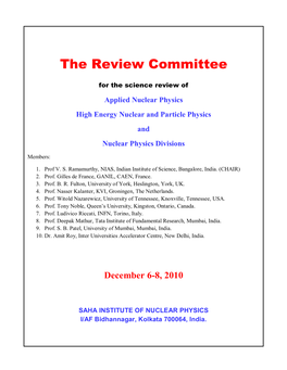 The Review Committee