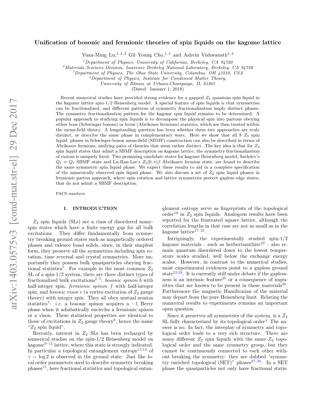 Unification of Bosonic and Fermionic Theories of Spin Liquids on The