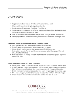 Regional Roundtables CHAMPAGNE
