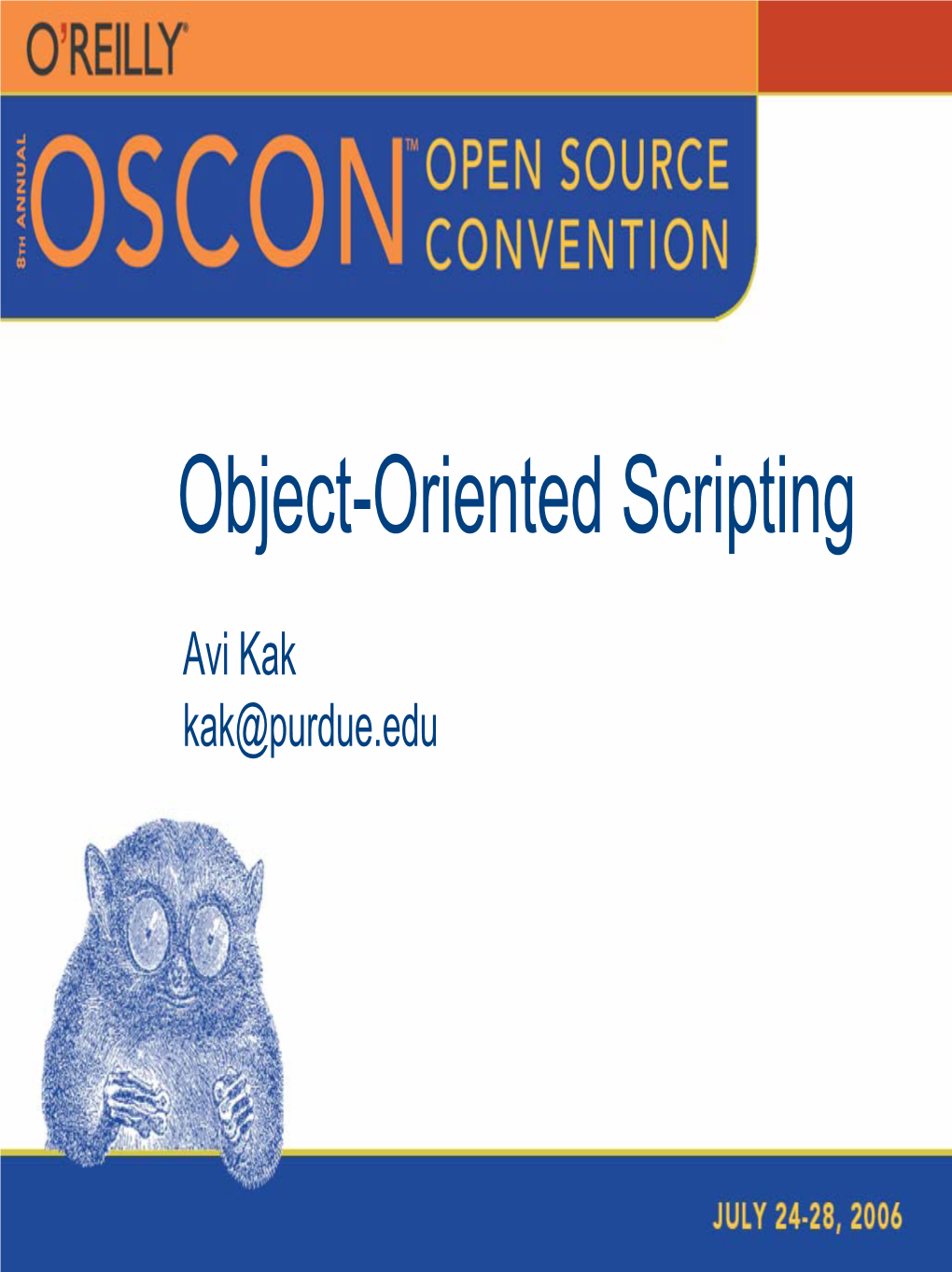 Object-Oriented Scripting