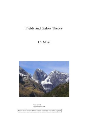Fields and Galois Theory