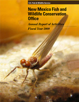 U.S. Fish & Wildlife Service, New Mexico Fish and Wildlife Conservation Office 2009 Annual Report