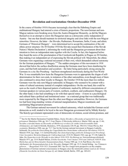 Revolution and Reorientation: October-December 1918