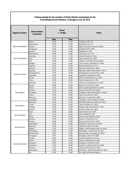 Local Self-Government Elections of Georgia on June 15, 2014