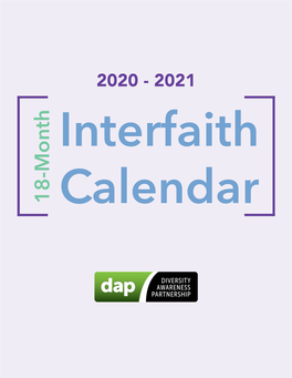 Interfaith Calendar 18-Month