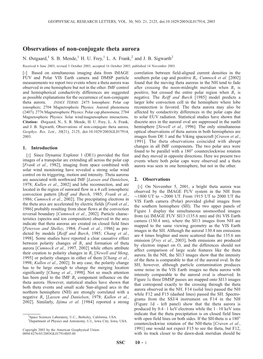 Observations of Non-Conjugate Theta Aurora N