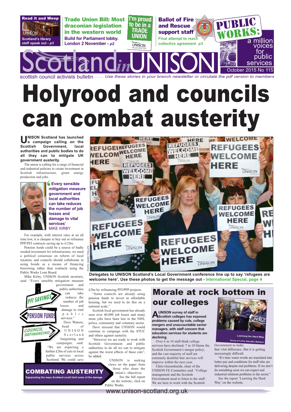 See Also the October 2015 Issue of Scotland In