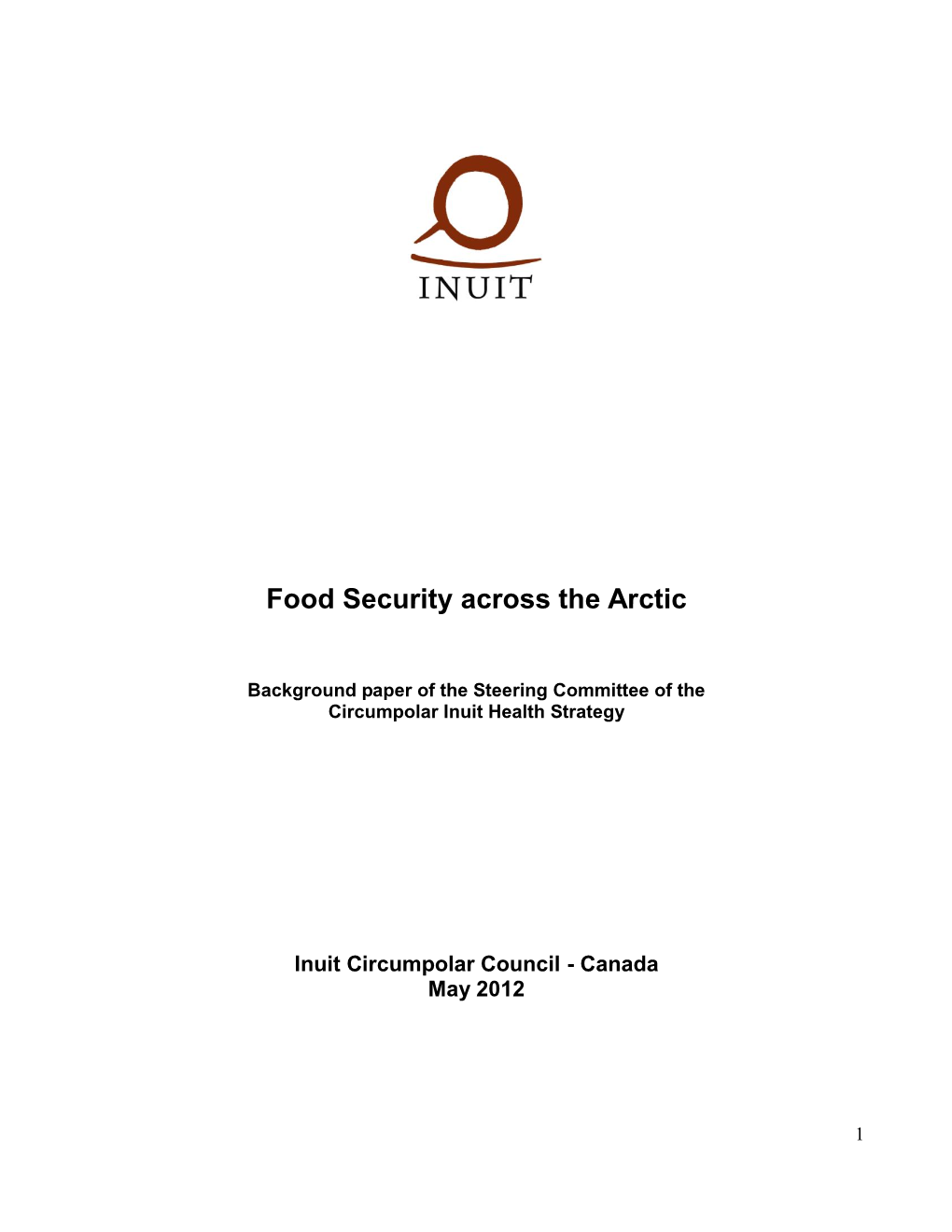 Food Security Across the Arctic