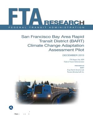 BART) Climate Change Adaptation Assessment Pilot