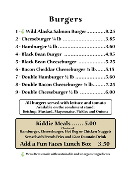 1 - Wild Alaska Salmon Burger