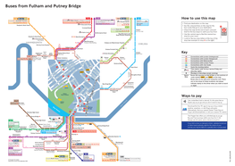 Buses from Fulham and Putney Bridge