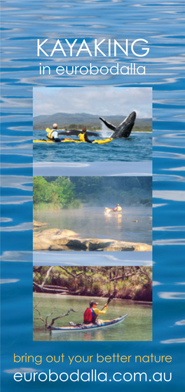 Kayaking in Eurobodalla Brochure