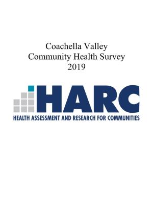 Coachella Valley Community Health Survey 2019