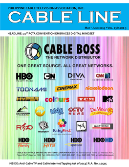 Cable Line Philippine Cable Television Association, Inc