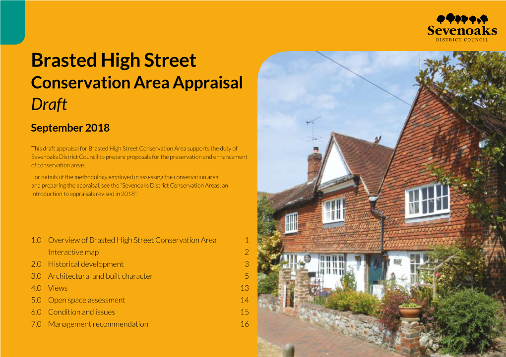 Brasted High Street Conservation Area Appraisal Draft September 2018