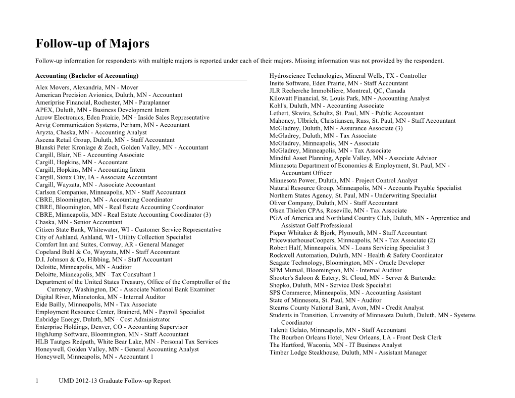 2012-13 Graduate Follow-Up Report Final-2