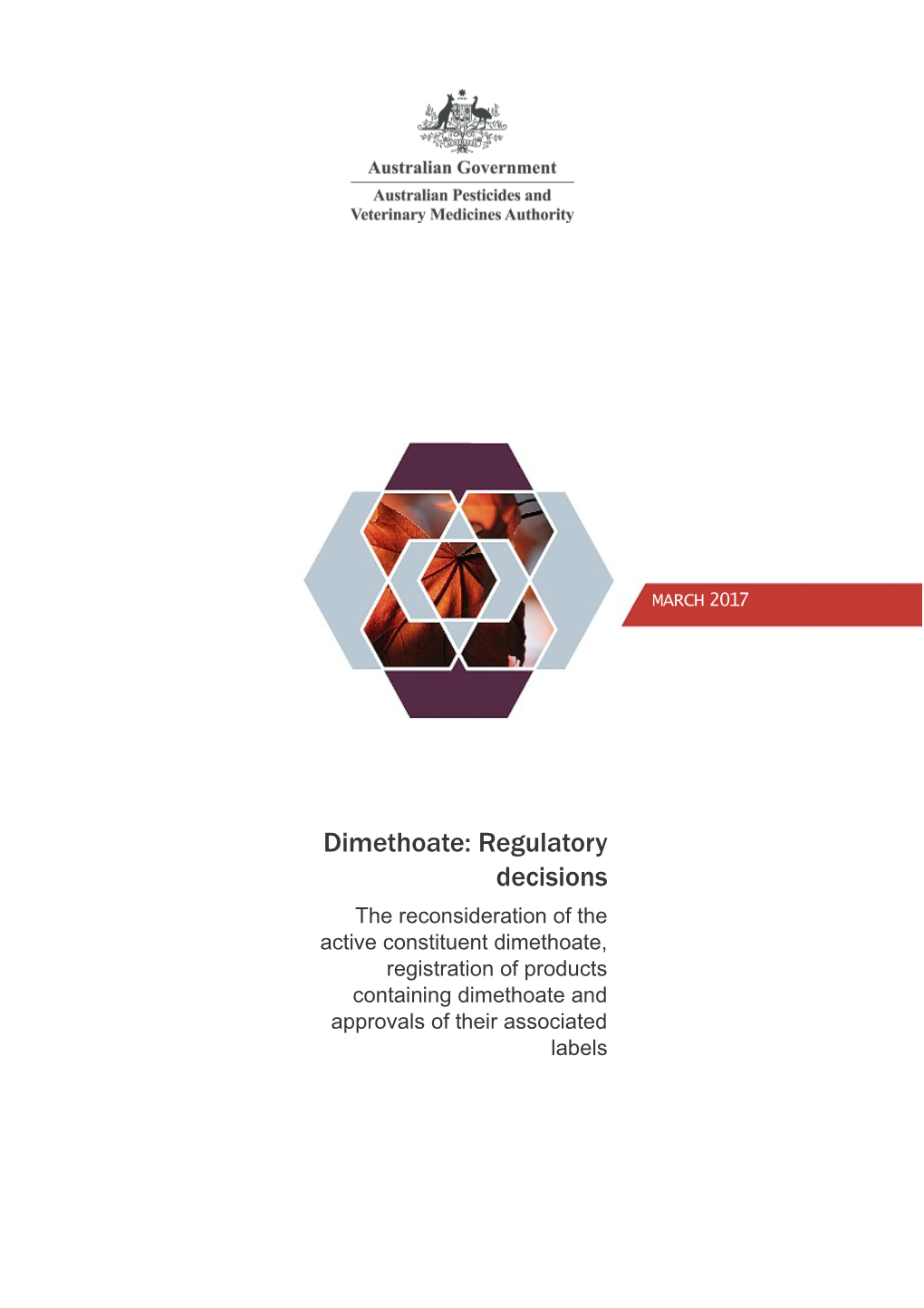 Dimethoate: Proposed Regulatory Decisions