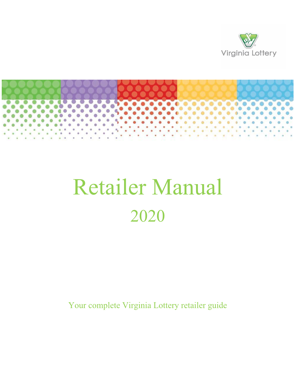 Retailer Manual 2020