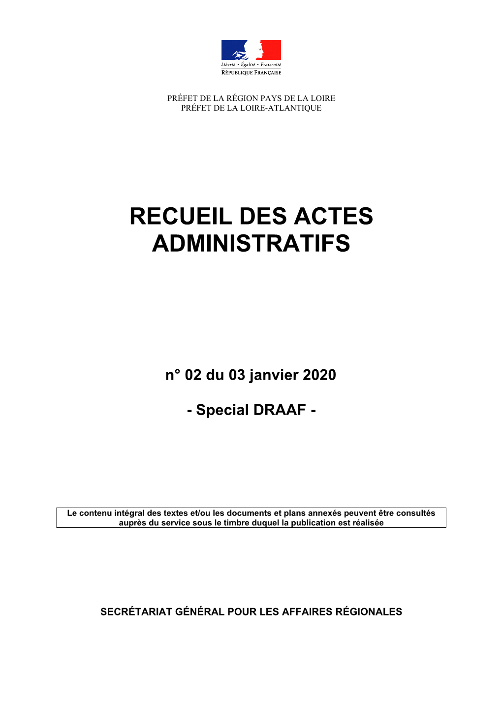 N° 02 Du 03 Janvier 2020