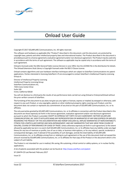 Onload User Guide