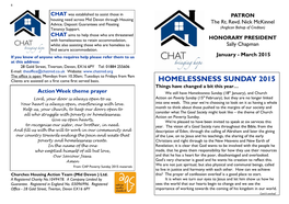 Homelessness Sunday 2015