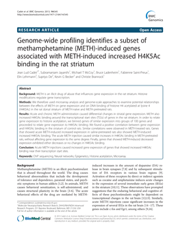 Genome-Wide Profiling Identifies a Subset Of