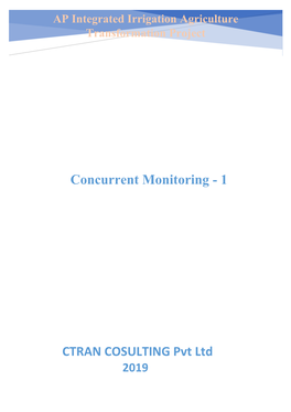 Concurrent Monitoring - 1