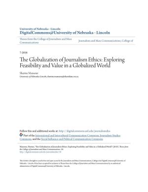 The Globalization of Journalism Ethics