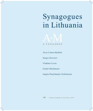 Synagogues in Lithuania AM a C a T Al O G U E