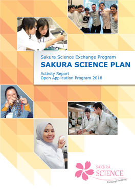 SAKURA SCIENCE PLAN Activity Report Open Application Program 2018
