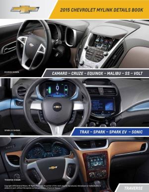 2015 Chevrolet Mylink Details Book