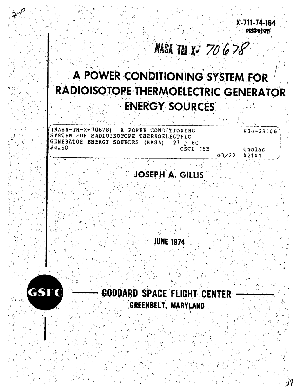 • a Power Conditioning ' System