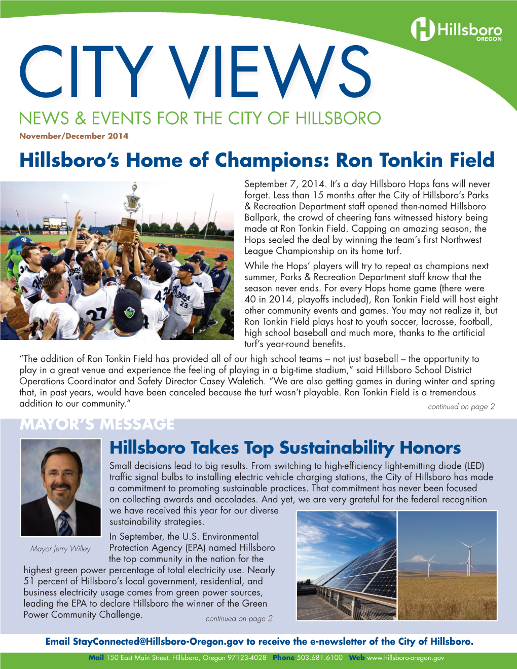 Hillsboro's Home of Champions: Ron Tonkin Field