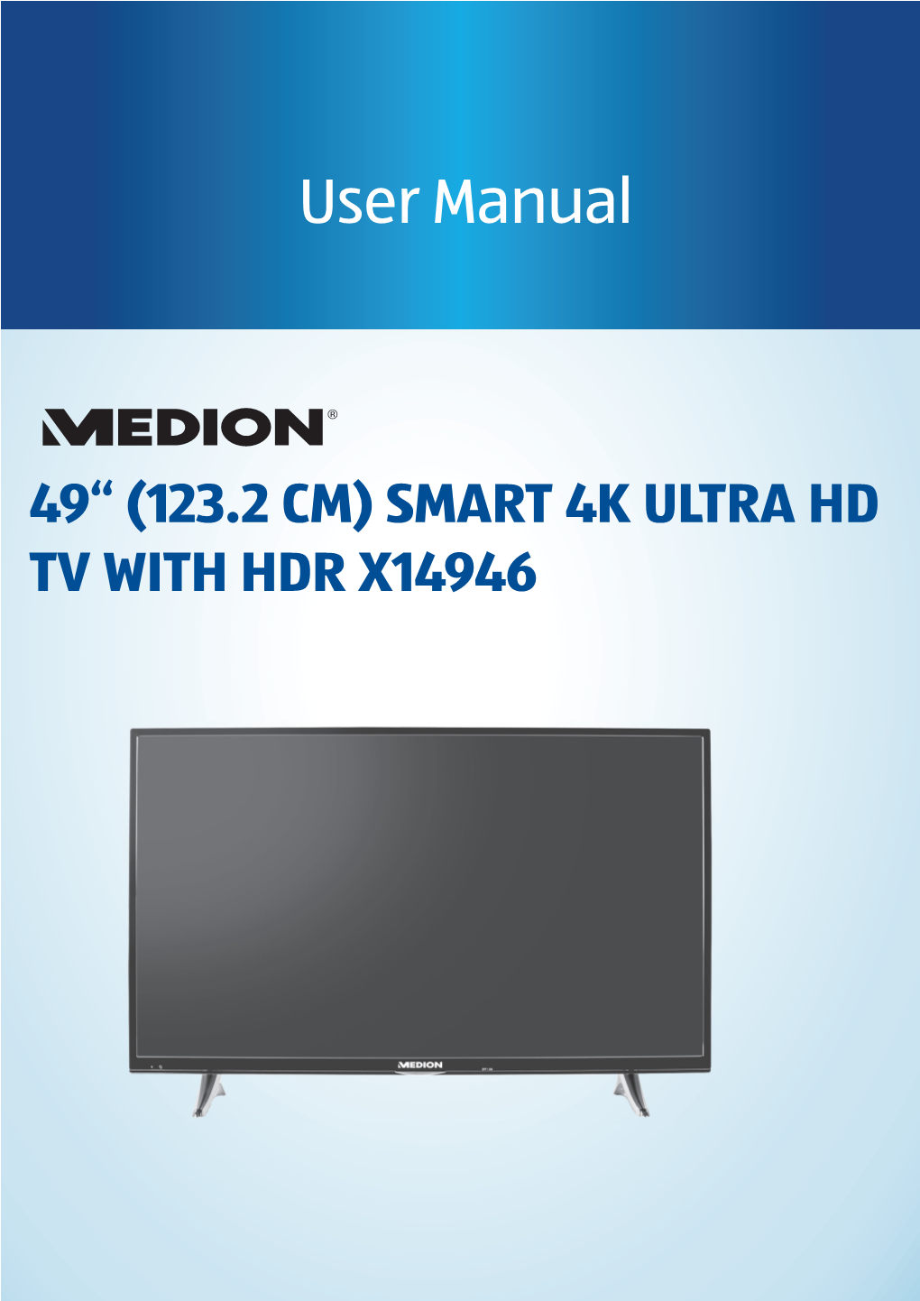 (123.2 CM) SMART 4K ULTRA HD TV with HDR X14946 QR Codes Take You Where You Want to Go Quickly and Easily
