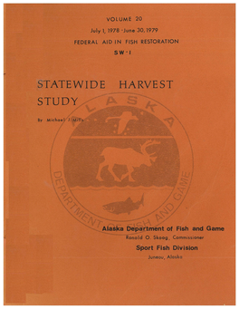 Statewide Study Harvest
