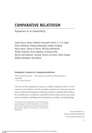 Comparative Relativism
