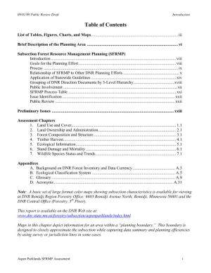 Aspen Parklands SFRMP Assessment I 09/01/09 Public Review Draft Introduction