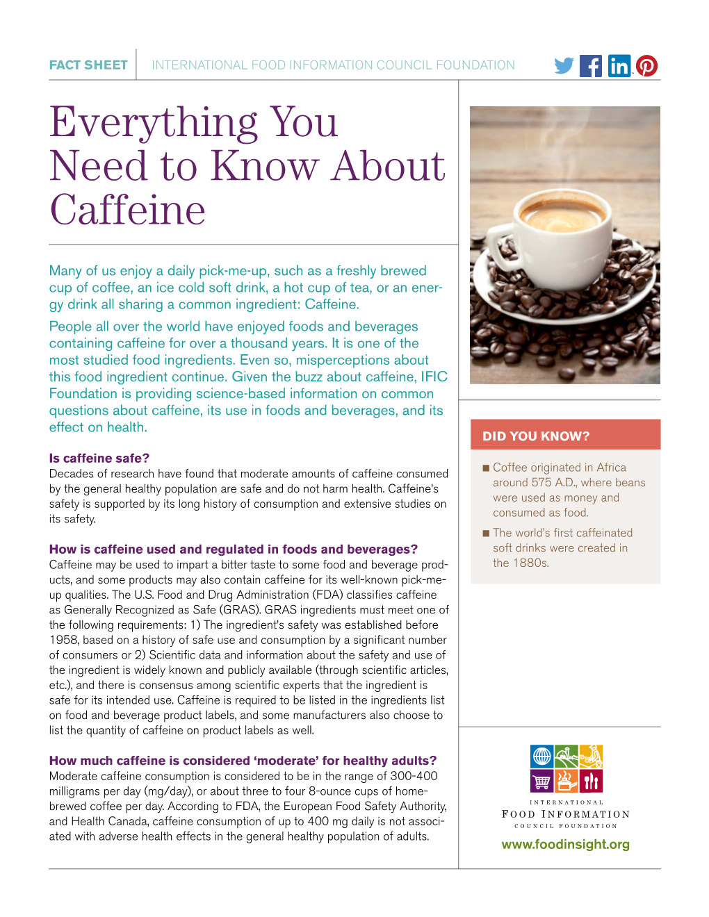 Everything You Need to Know About Caffeine