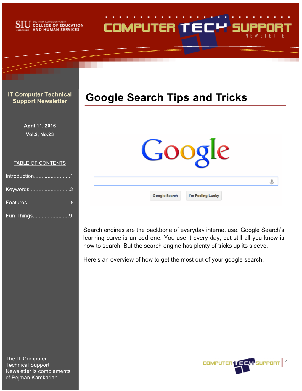 Google Search Tips and Tricks