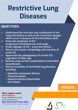 Restrictive Lung Diseases