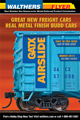 Great New Freight Cars Real Metal Finish Budd