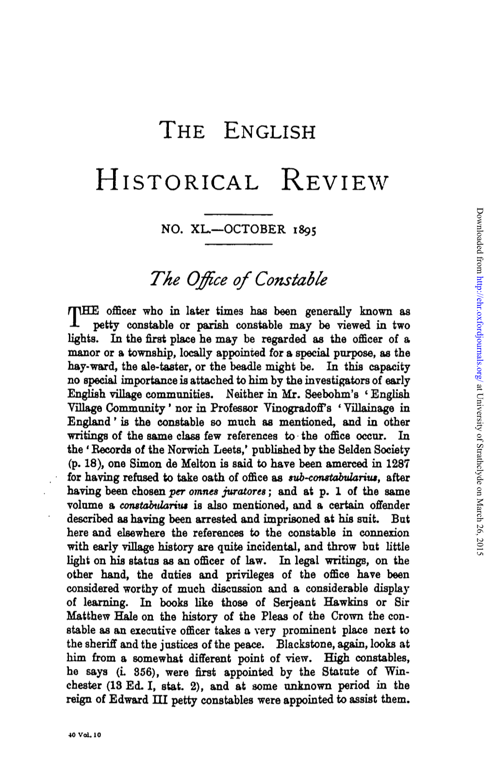 HISTORICAL REVIEW Downloaded From