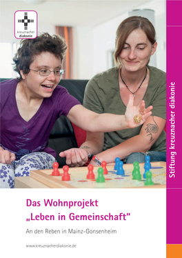 Das Wohnprojekt „Leben in Gemeinschaft“ an Den Reben in Mainz-Gonsenheim 1 Impressum
