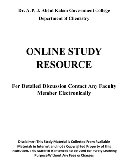 Online Study Resource