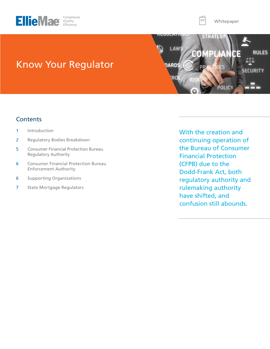 Know Your Regulator