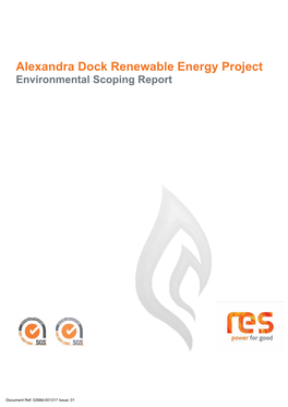 Alexandra Dock Renewable Energy Project Environmental Scoping Report
