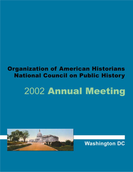 2002 OAH/NCPH Annual Meeting