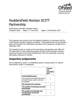 Ofsted 2019 Report