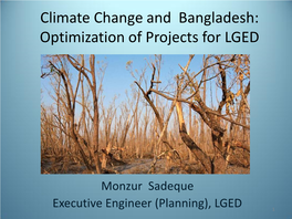 Climate Change Adaptation Project Preparation in LGED Context And